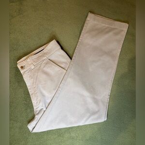 “Vintage 1946” gray/bluish cotton-spandex blend pants. Size: 35.5W x 28L (5437)